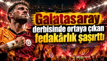 Galatasaray derbisinde ortaya çıkan fedakârlık şaşırttı