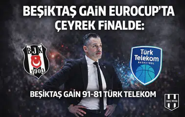 Beşiktaş GAİN EuroCup'ta sahne alıyor: Rakip Türk Telekom