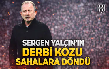 Sergen Yalçın'ın derbi kozu sahalara döndü