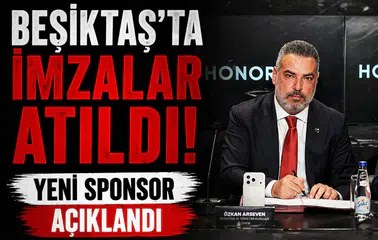 Beşiktaş'ta imzalar atıldı: Yeni sponsor açıklandı
