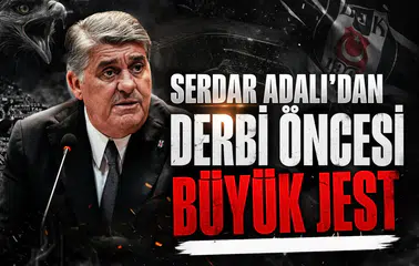 Serdar Adalı'dan derbi öncesi büyük jest