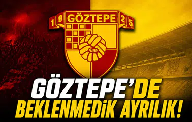 Göztepe'de beklenmedik ayrılık!