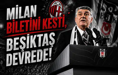 Milan biletini kesti, Beşiktaş devrede!