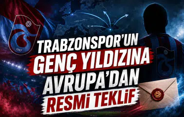 Trabzonspor'un Genç Yıldızına Avrupa'dan Resmi Teklif