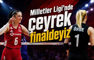 Milletler Ligi'nde çeyrek finaldeyiz