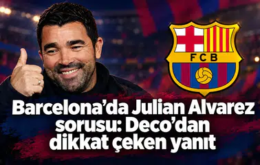 Barcelona’da Julian Alvarez sorusu: Deco’dan dikkat çeken yanıt