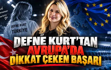DEFNE KURT’TAN AVRUPA’DA DİKKAT ÇEKEN BAŞARI