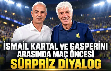İsmail Kartal ve Gasperini arasında maç öncesi sürpriz diyalog