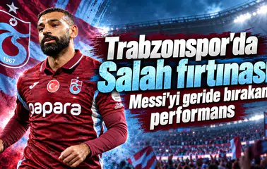 Trabzonspor'da Salah fırtınası! Messi'yi geride bırakan performans