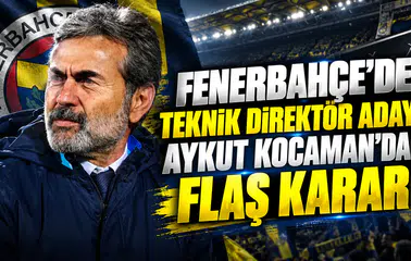 Fenerbahçe'de teknik direktör adayı Aykut Kocaman'dan flaş karar