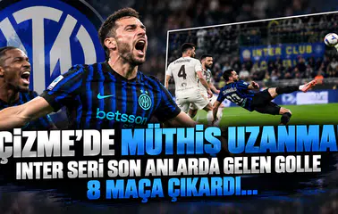 Çizme'de Müthiş Uzanma! Inter Seri Son Anlarda Gelen Golle 8 Maça Çıkardı...
