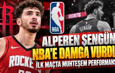 Alperen Şengün NBA'e damga vurdu! İlk maçta muhteşem performans