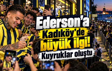 Ederson’a Kadıköy’de büyük ilgi! Kuyruklar oluştu
