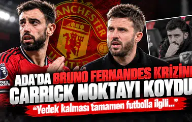Ada’da Bruno Fernandes Krizine Carrick Noktayı Koydu! "Yedek Kalması Tamamen Futbolla İlgili..."