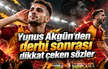 Yunus Akgün'den derbi sonrası dikkat çeken sözler