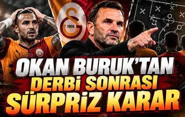 Okan Buruk'tan derbi sonrası sürpriz karar