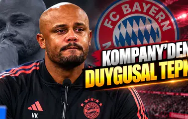 Kompany'den duygusal tepki