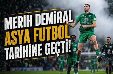 Merih Demiral Asya futbol tarihine geçti!