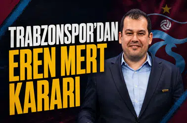 Trabzonspor’dan Eren Mert kararı