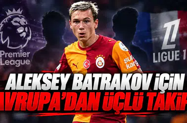Aleksey Batrakov için Avrupa'dan üçlü takip!
