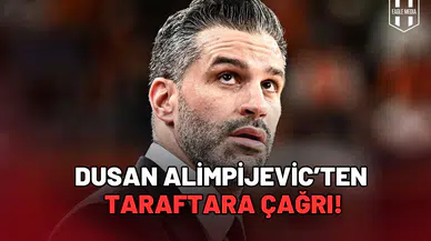 Galibiyet Sonrası Dusan Alimpijevic’ten Taraftara Çağrı