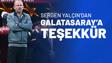Sergen Yalçın’dan Galatasaray’a Teşekkür