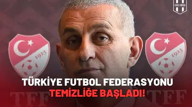Türkiye Futbol Federasyonu kendi bahçesinde temizliğe başladı