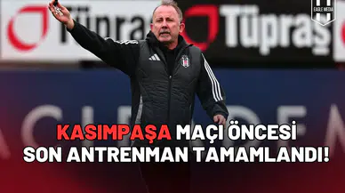 Beşiktaş, Kasımpaşa Sınavı Öncesi Son Antrenmanını Tamamladı