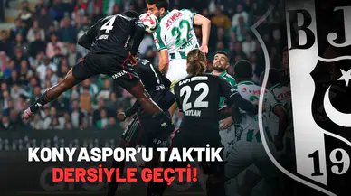 Beşiktaş, Konyaspor’u Taktik Dersiyle Geçti!