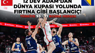 12 Dev Adam'dan Dünya Kupası yolunda fırtına gibi başlangıç! Biberovic Fark Yarattı