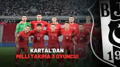 Kartal'dan milli takıma 3 oyuncu!