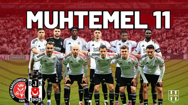 Beşiktaş’ın Fatih Karagümrük maçı muhtemel 11’i belli oldu