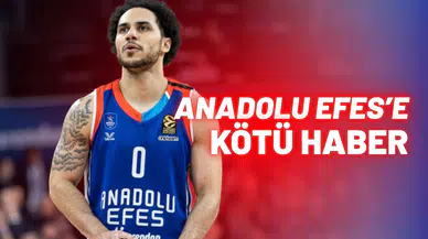 Anadolu Efes'i Larkin'den kötü haber