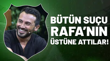 "Bütün suçu Rafa Silva'nın üstüne attılar!"