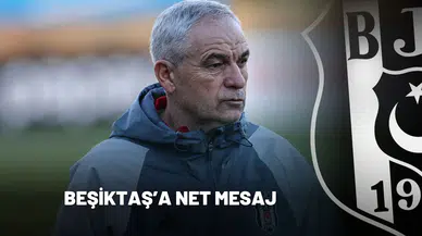 Rıza Çalımbay’dan Beşiktaş’a net mesaj