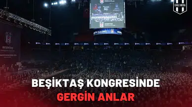 Beşiktaş Kongresinde Gergin Anlar