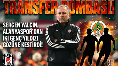 Sergen Yalçın’ın gözü Alanyaspor’da! Kartal’ın transfer radarında iki genç yıldız var