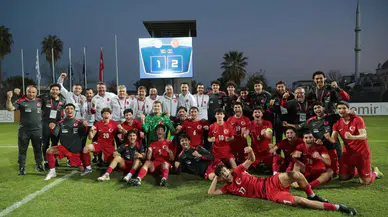 U19 Millilerden kritik galibiyet! Elit Tur bileti geldi!