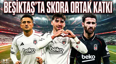Beşiktaş'ta skora ortak katkı: İşte hücumcuların süper lig karnesi