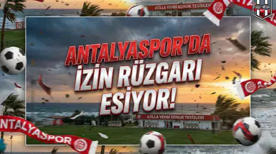 Antalyaspor’da izin rüzgarı esiyor!