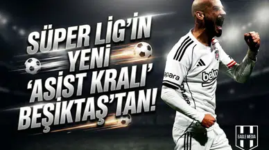 Süper Lig'in yeni "Asist Kralı" Beşiktaş'tan!