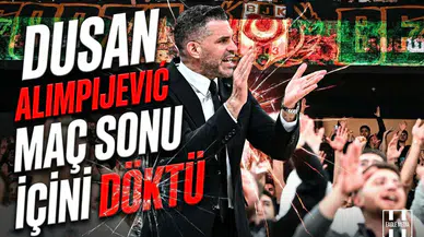 Dusan Alimpijević maç sonu içini döktü