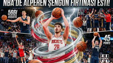 NBA’de Alperen Şengün fırtınası esti!