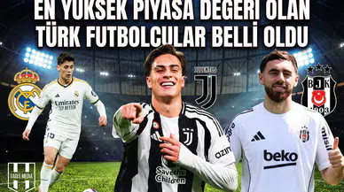 En yüksek piyasa değeri olan Türk futbolcular belli oldu