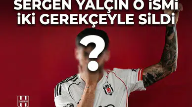 Sergen Yalçın o ismi iki gerekçeyle sildi: Perde arkasında Rafa Silva mı var?