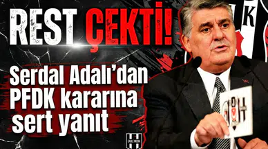 Rest çekti! Serdal Adalı'dan PFDK kararına sert yanıt