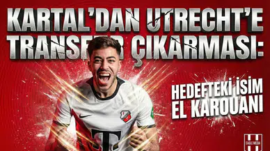 Kartal'dan Utrecht'e transfer çıkarması: Hedefteki isim El Karouani