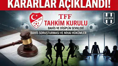 TFF beklenen bahis skandalı cezalarını açıkladı!
