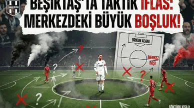 Beşiktaş'ta taktik iflas: Merkezdeki büyük boşluk!