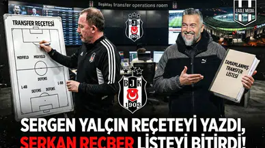 Sergen Yalçın reçeteyi yazdı, Serkan Reçber listeyi bitirdi!